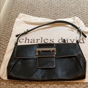 Charles David black handbag
